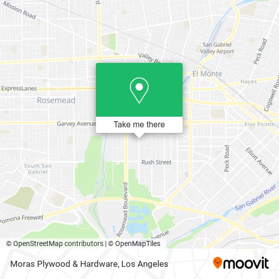 Moras Plywood & Hardware map