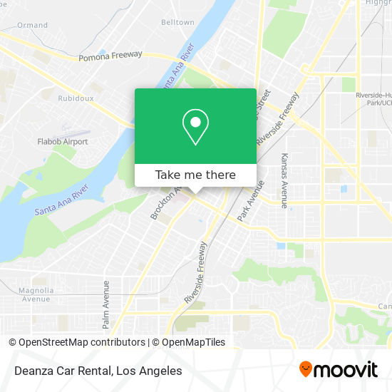 Deanza Car Rental map