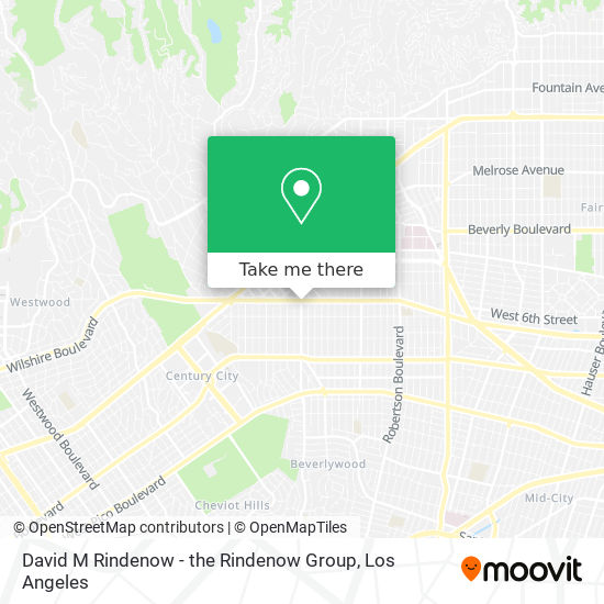 Mapa de David M Rindenow - the Rindenow Group