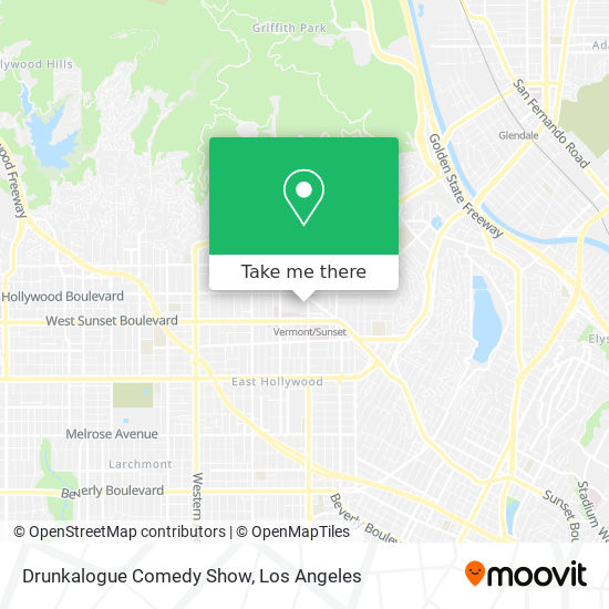 Drunkalogue Comedy Show map