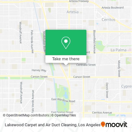 Lakewood Carpet and Air Duct Cleaning map
