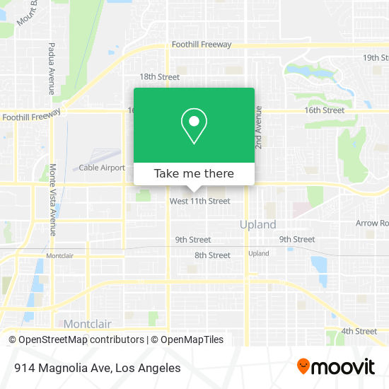 914 Magnolia Ave map