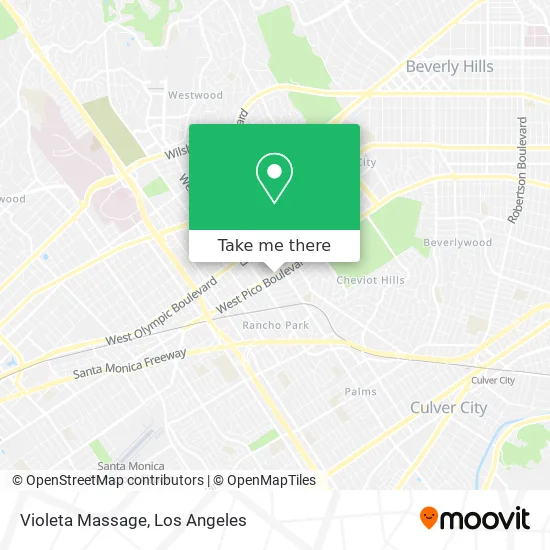 Violeta Massage map