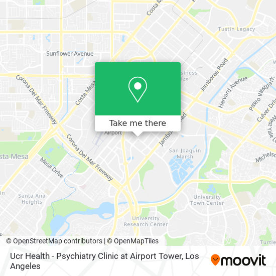 Ucr Health - Psychiatry Clinic at Airport Tower map