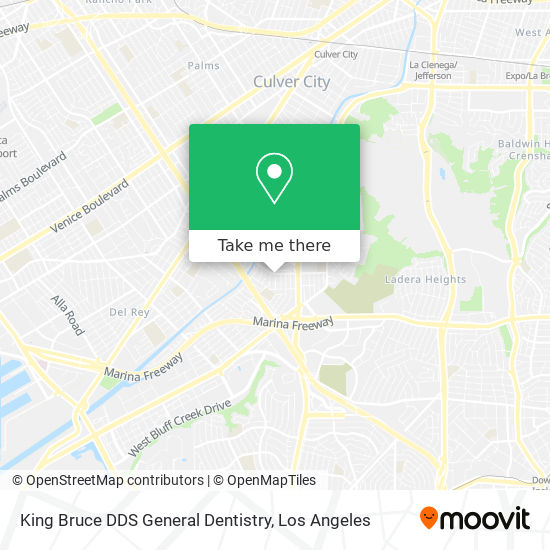 King Bruce DDS General Dentistry map