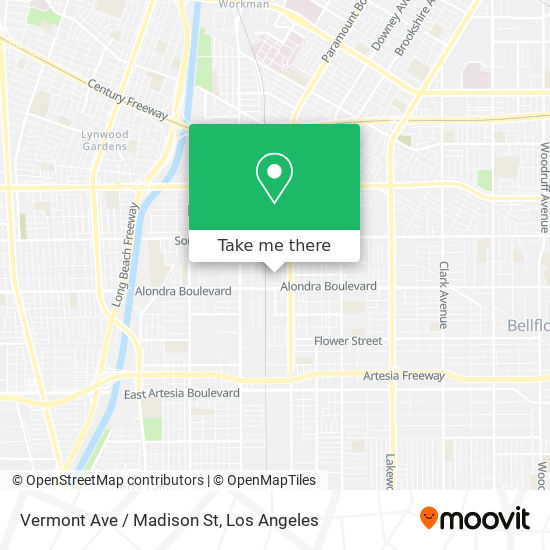 Vermont Ave / Madison St map