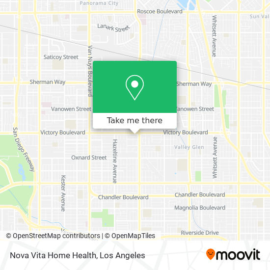 Nova Vita Home Health map