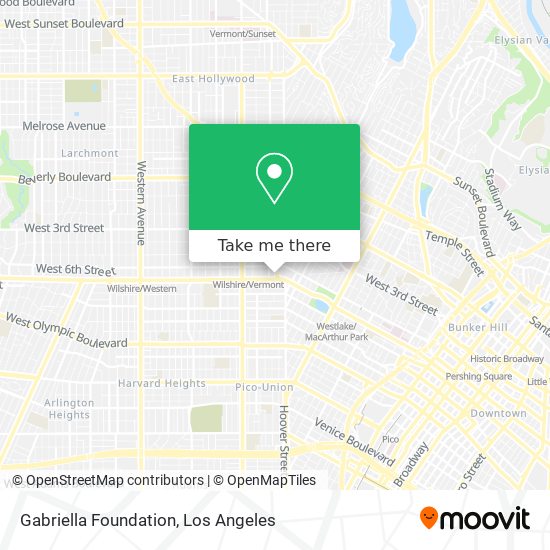 Gabriella Foundation map
