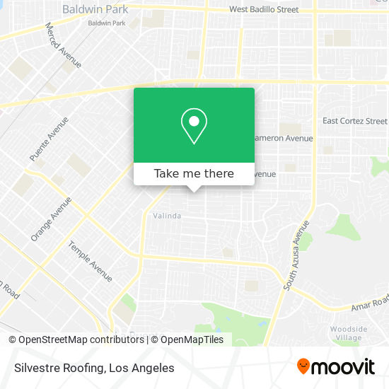 Silvestre Roofing map