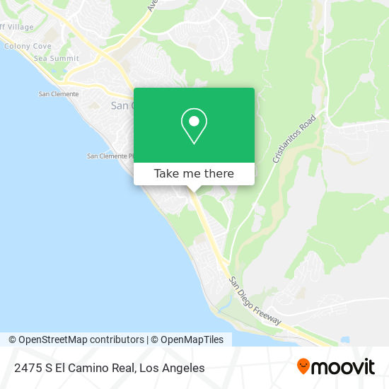 2475 S El Camino Real map