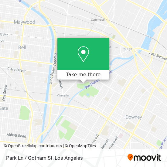 Mapa de Park Ln / Gotham St