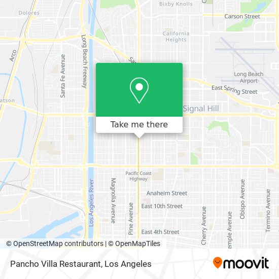 Pancho Villa Restaurant map