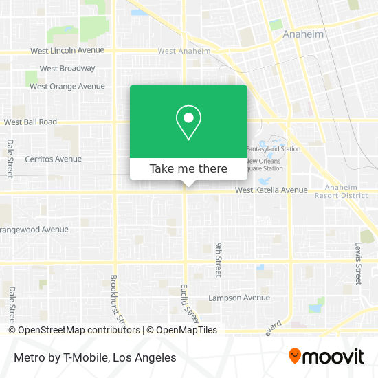 Metro by T-Mobile map