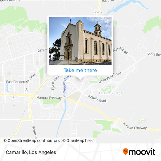 Camarillo map