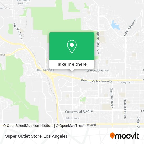 Super Outlet Store map