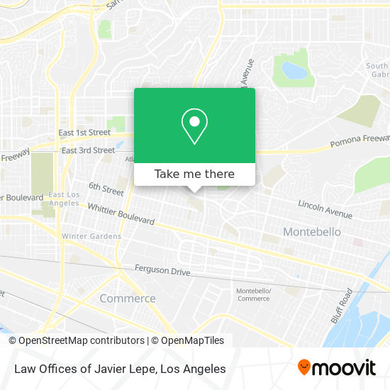 Law Offices of Javier Lepe map