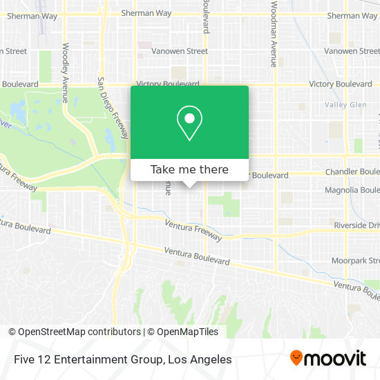 Mapa de Five 12 Entertainment Group