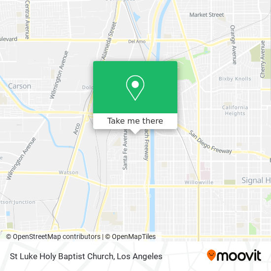 St Luke Holy Baptist Church map