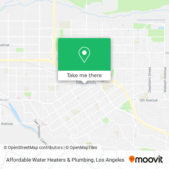 Affordable Water Heaters & Plumbing map
