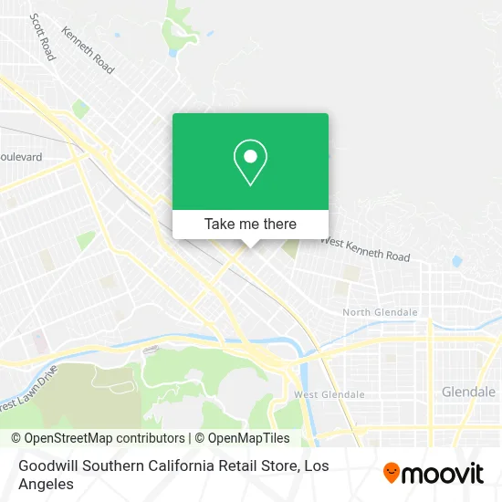 Goodwill Southern California Retail Store map