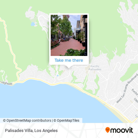 Palisades Villa map