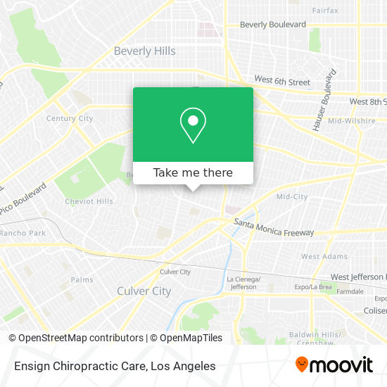 Mapa de Ensign Chiropractic Care