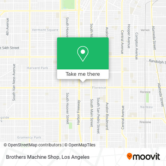 Mapa de Brothers Machine Shop