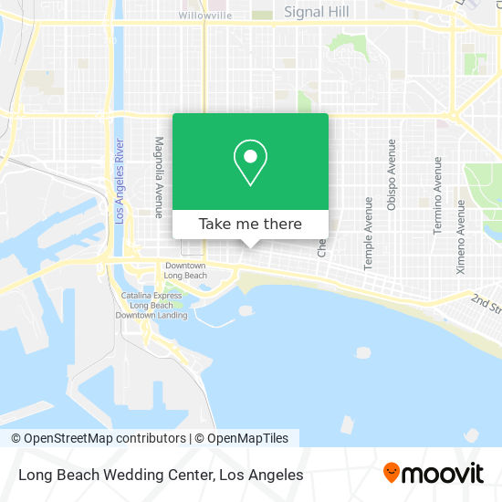Mapa de Long Beach Wedding Center