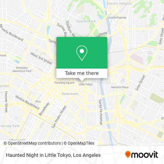 Haunted Night in Little Tokyo map