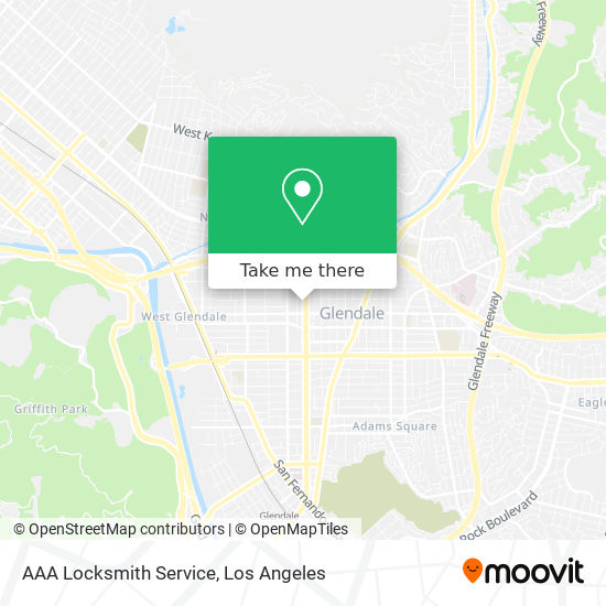 Mapa de AAA Locksmith Service