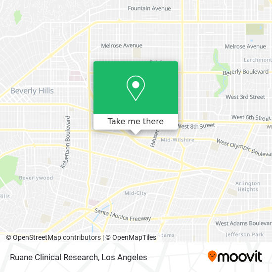 Ruane Clinical Research map