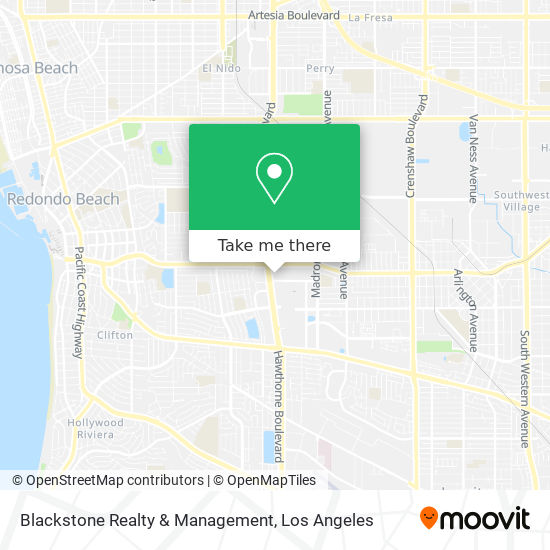 Blackstone Realty & Management map