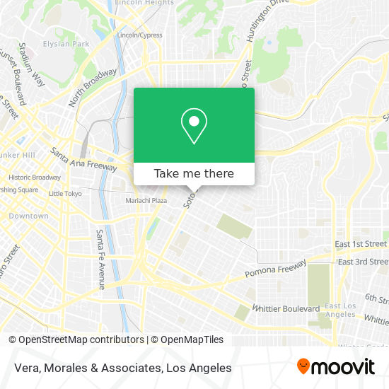 Vera, Morales & Associates map