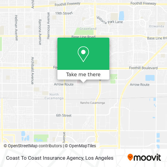 Coast To Coast Insurance Agency map