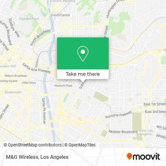 M&G Wireless map