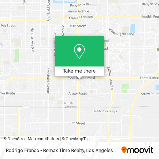 Rodrigo Franco - Remax Time Realty map