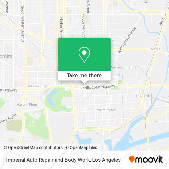 Mapa de Imperial Auto Repair and Body Work