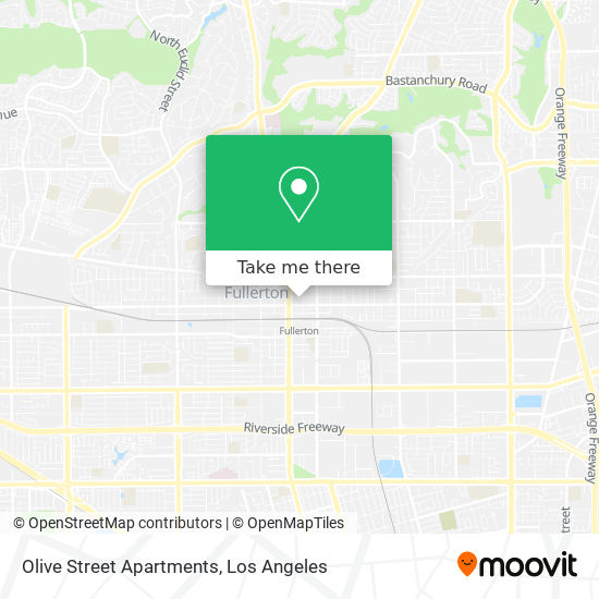 Mapa de Olive Street Apartments