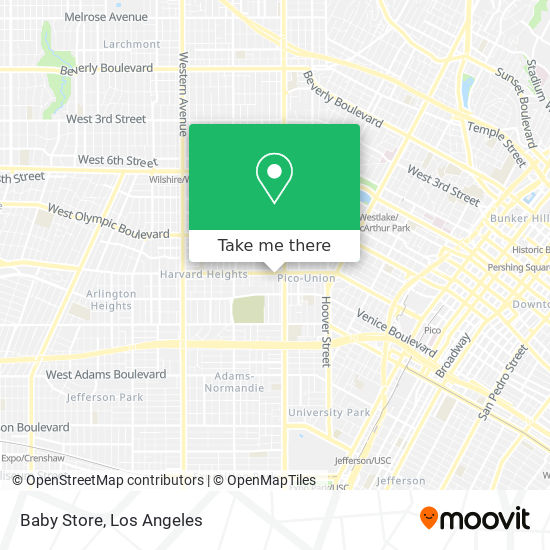 Mapa de Baby Store