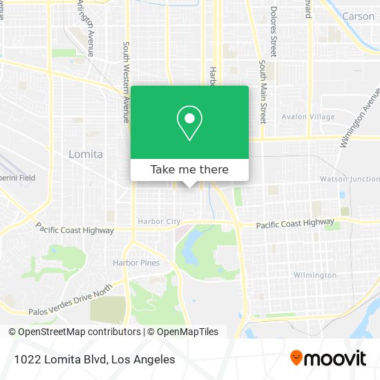 1022 Lomita Blvd map