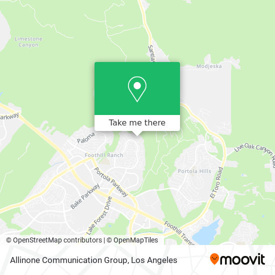 Allinone Communication Group map