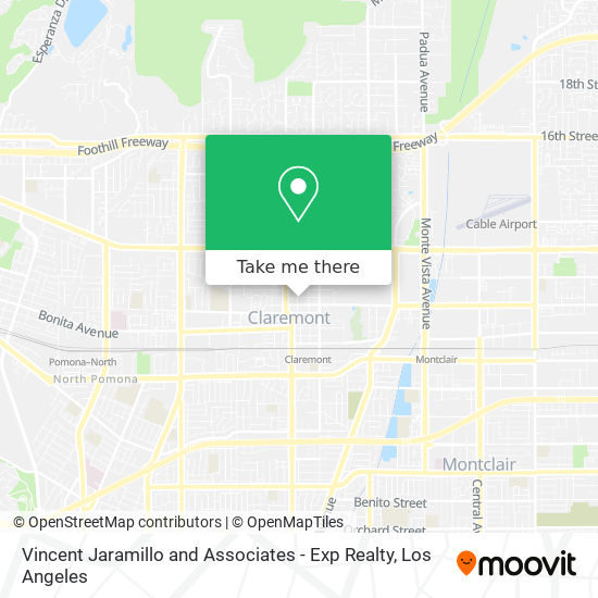 Vincent Jaramillo and Associates - Exp Realty map