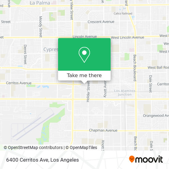 Mapa de 6400 Cerritos Ave