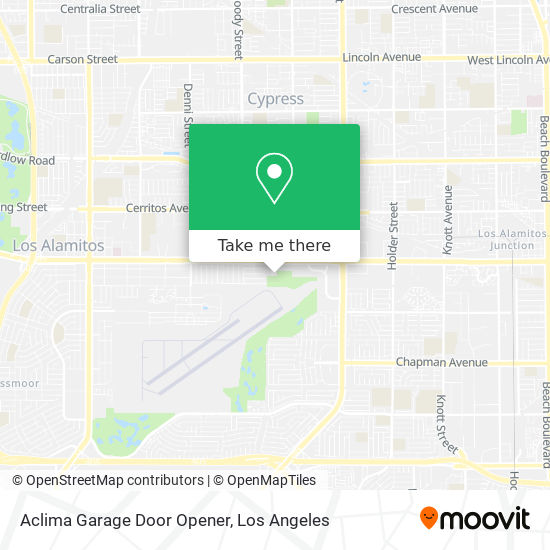 Aclima Garage Door Opener map