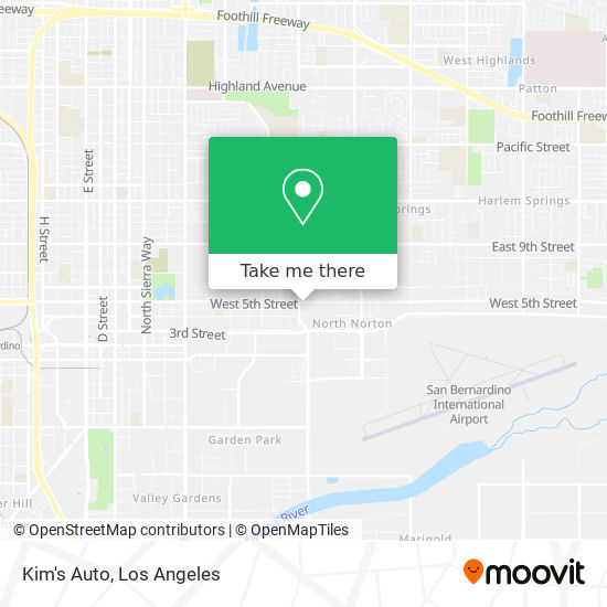 Kim's Auto map