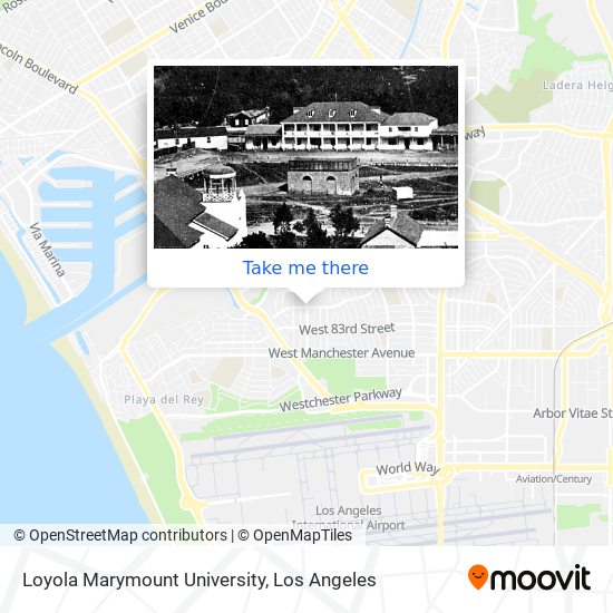 Loyola Marymount University map