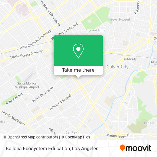 Ballona Ecosystem Education map