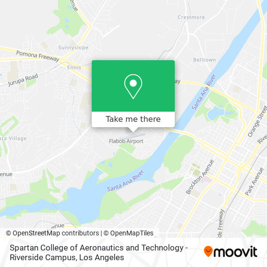 Spartan College of Aeronautics and Technology - Riverside Campus map