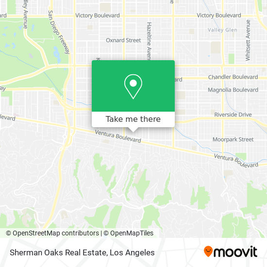 Mapa de Sherman Oaks Real Estate