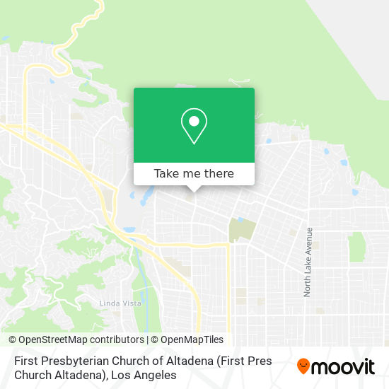 Mapa de First Presbyterian Church of Altadena (First Pres Church Altadena)